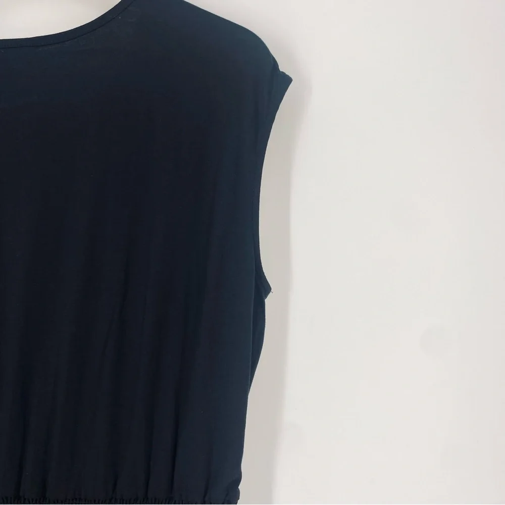 Banana Republic Black Notch-Neck Maxi Dress - Picture 5 of 10